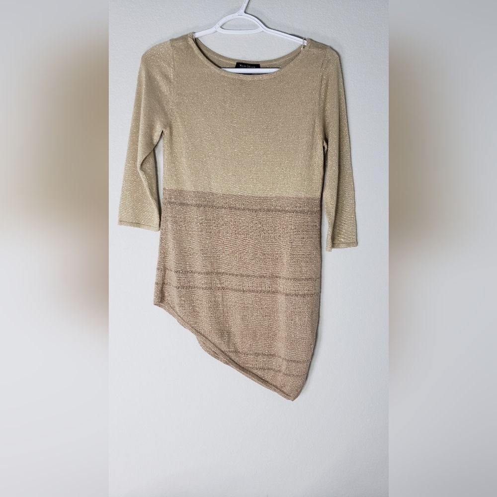 White House Black Market Glittery Blouse Size S